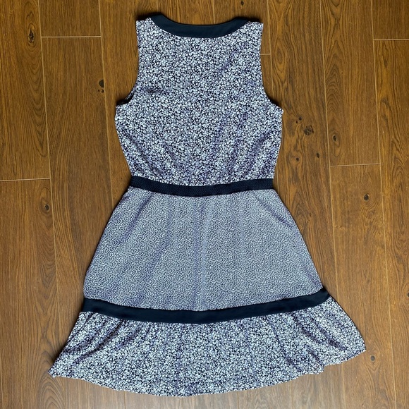 MICHAEL KORS navy & white floral-print dress - Picture 9 of 11